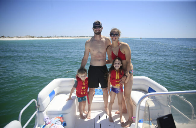 the-brides-1 Flippin' Awesome Adventures Kid Friendly Boat Tours in the Gulf of Mexico | Panama City Beach, Florida Dolphin Tours, Snorkeling Excursions, & Boat Trips led by Captain Chris, a marine biologist