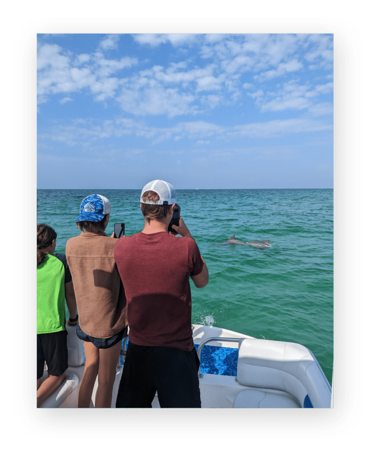 Flippin' Awesome Adventures Dolphin Tours in the Gulf of Mexico | Panama City Beach, Florida Dolphin Tours, Snorkeling Excursions, & Boat Trips led by Captain Chris, a marine biologist