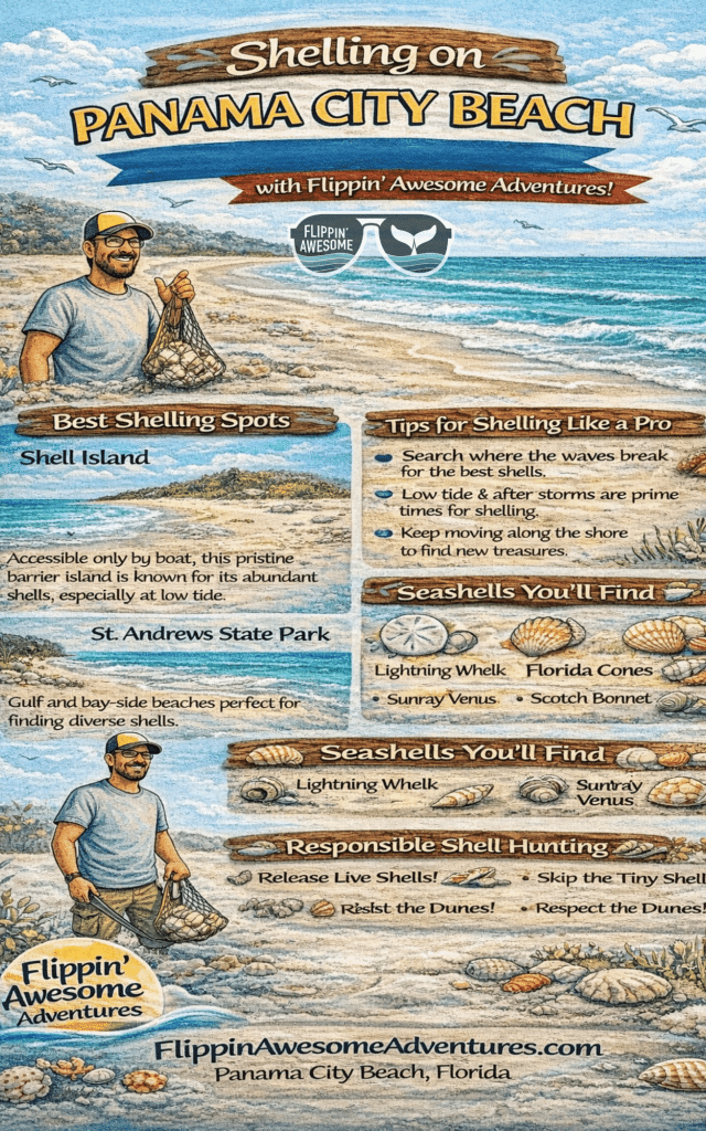 Where to find shells in Panama City Beach