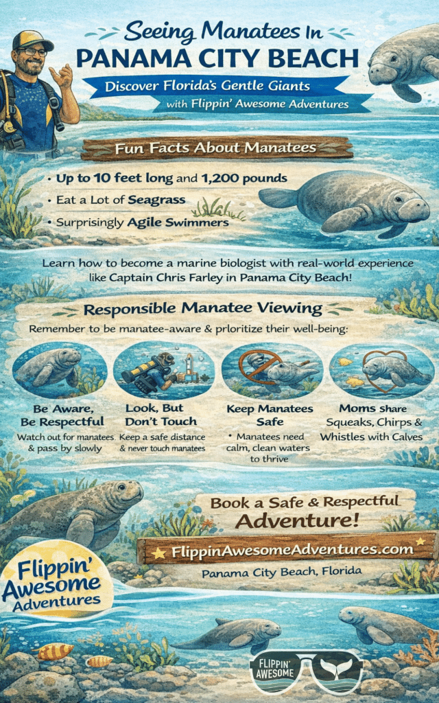 Where to see Manatees in Panama City Beach Florida