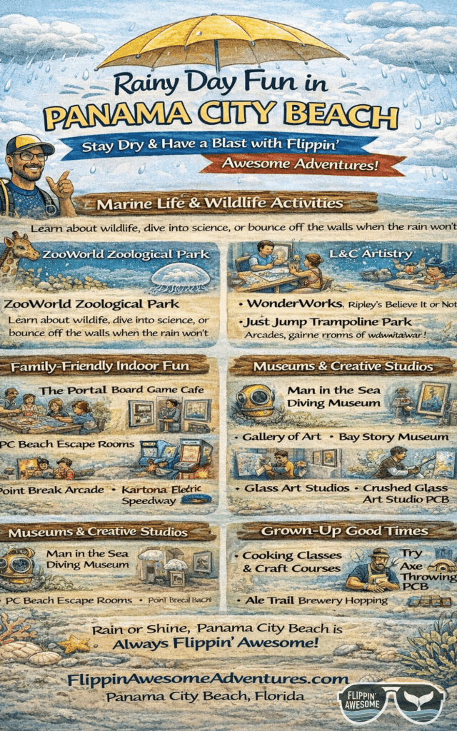 Things to do on rainy days in Panama City Beach